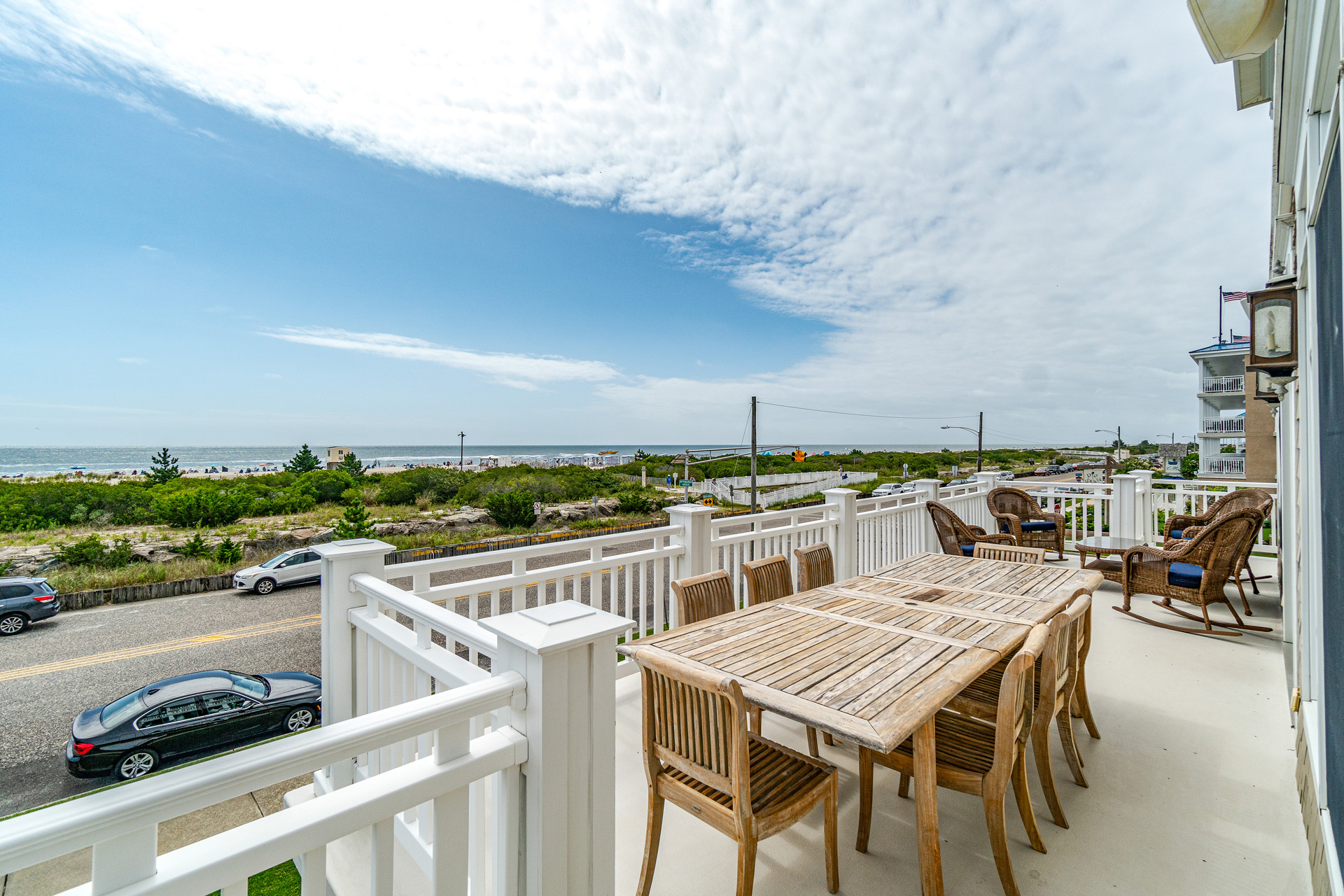 Ocean dining porch